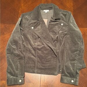 J.Jill Women Corduroy Moto Jacket
